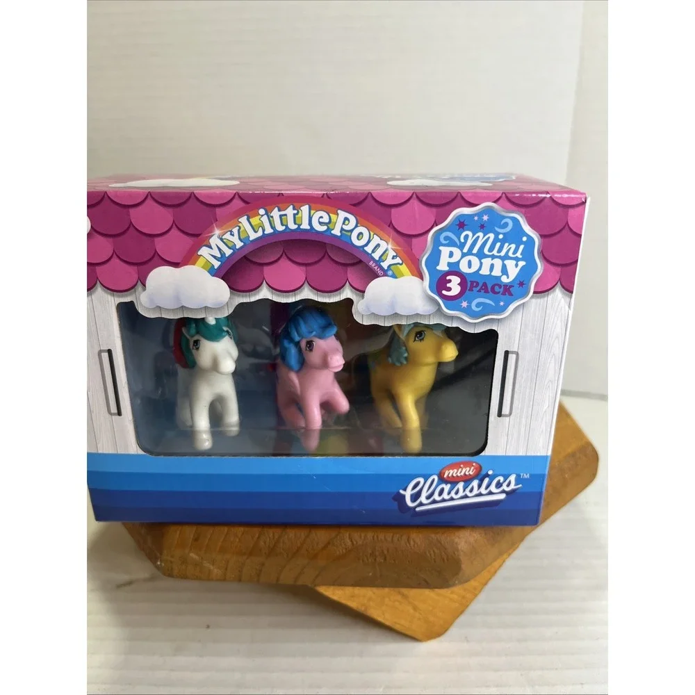 My Little Pony Mini Pony‎ Classics 3 Pack--Firefly, Gusty, Bubbles--New